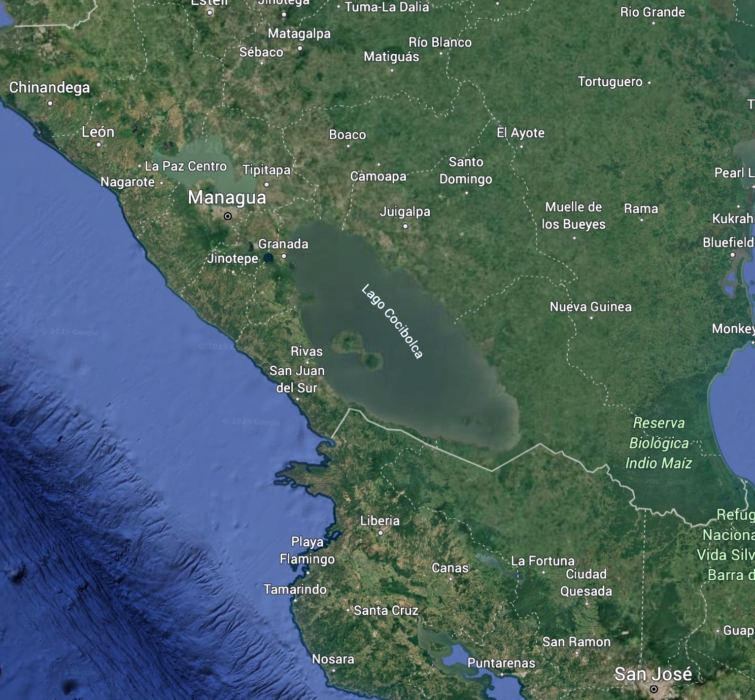 Lake Nicaragua: The Largest Lake in Central America (A2)